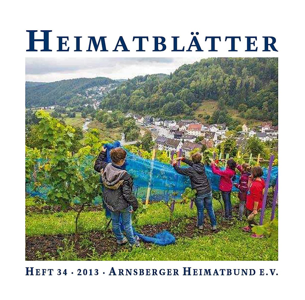 Das Titelbild der neuesten Ausgabe der Arnsberger Heimatblätter.