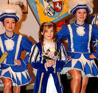 Die erste Kinderprinzessin der Karnevalsgesellschaft Blau-Weiß Neheim heißt Aaliyah Tietze. (Foto. BW Neheim)