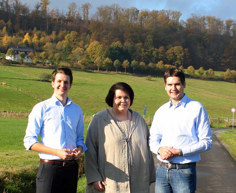 Bernd Schulte, Kerstin Richter und Sven-Lucas Deimel von der Jungen Union HSK fordern mehr junge leute in den kommunalen Parlamenten. (Foto: JU)