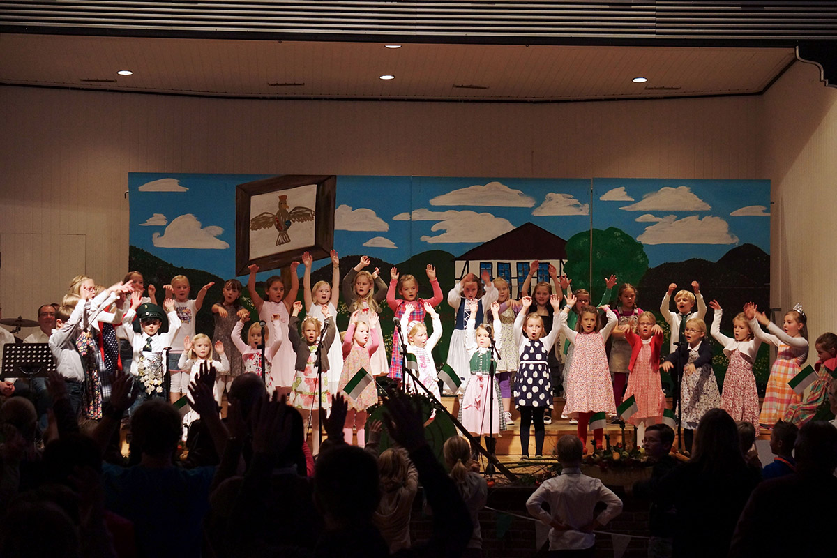 Einer der Höhepunkte der Stockumer Notenhüpfer im Jahr 2013 war das erfolgreiche Schützenfest-Musical (Foto: Notenhüpfer)