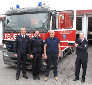 Die Arnsberger Feuerwehr unterstützt NRW-Projekt „FeuerwEHRensache“ (Foto: Feuerwehr)