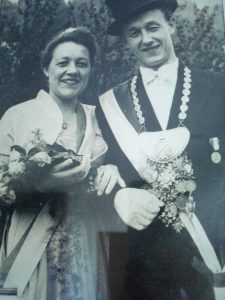 Stemels Königspaar 1954/55 Hugo und Martha Hecking (beide verstorben)
