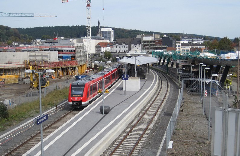 Wie hier beim neuen bahnhof in Gummersbach erwartet die Lokale Agenda Impulse für die Stadtentwicklung bei einer Reaktivierung der Röhrtalbahn. Foto. Agenda-AK)