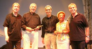 Das Jazz-Quartett The Up Town Four mit Sängerin Beverly Daley. (Foto: Veranstalter)