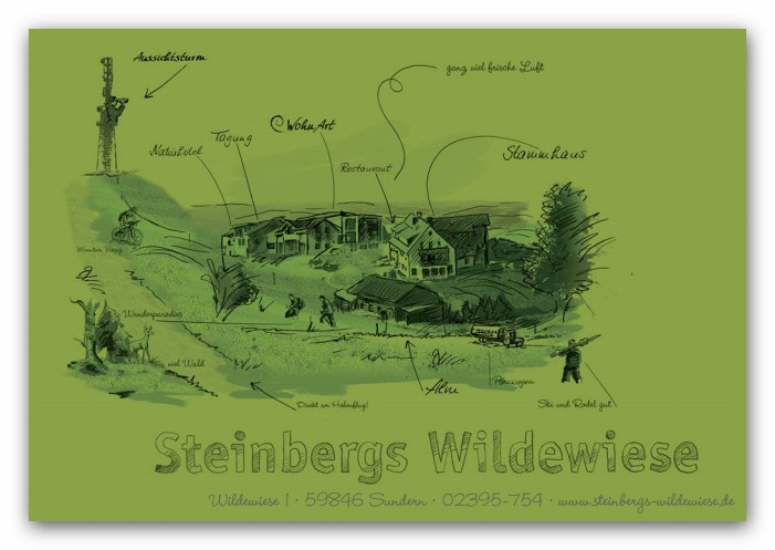 Holte Platz 3 beim Sparkassen-Tourismuspreis: Steinbergs Wildewiese