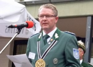 Peter Erb ist bis 2018 als Hauptmann der Arnsberger Bürgerschützengesellschaft wiedergewählt. (Foto: oe)