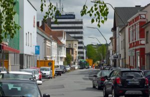 Blick auf den Teil der Möhnestraße, der im ersten Bauabschnitt umgebaut wird. (Foto: oe)