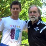 RCS-Ruderer Hannes Loerwald mit seinem Trainer Emil Putz. (Foto: RCS)