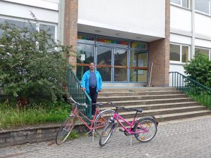 In der Dietrich-Bonhoeffer-Schule werden Einzelpersonen untergebracht. Fahrräder sind als Spende sehr willkommen. (Foto: oe)