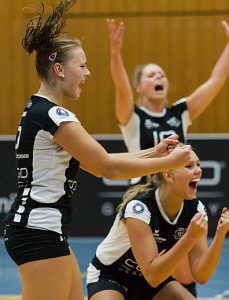Wie gegen Bremen wollen die RCS-Volleyballerinnen wieder überPunkte jubeln. Foto: www.christophrech.net)