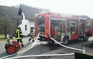 Kellerbrand an der Settmeckestraße. (Foto: Feuerwehr)