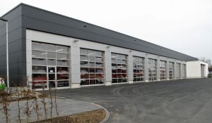 Das neue Feuerwehrgerätehaus des Basislöschzugs 6 auf dem Stadtwerke-Campus. (Foto: Feuerwehr)