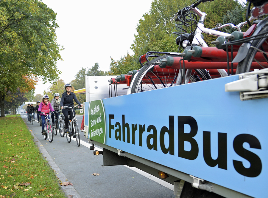 Der RLG-Fahrradbus ist jetzt wieder zwischen Endorf und Soest unterwegs. (Foto: RLG)
