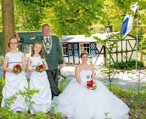 Für das Königspaar Roland Klapper und Johanna Bause endet das Königsjahr. (Foto: Bürgerschützen)